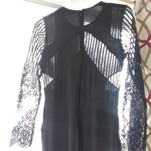 Boohoo dressy black jumpsuit